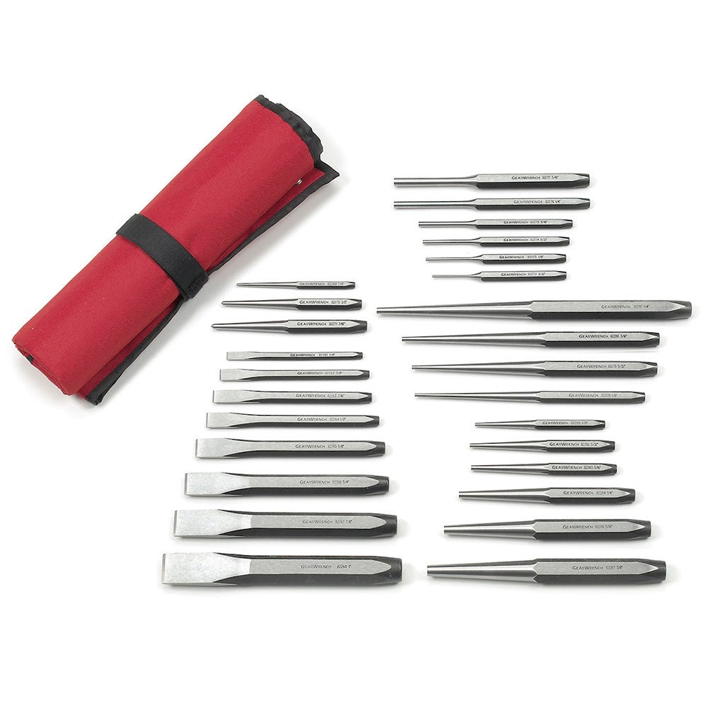 GearWrench 82306 27 Pc. Punch and Chisel Set