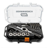 GearWrench 82816 15 Piece SAE Ratcheting Tap and Die Set (15 Piece Set)