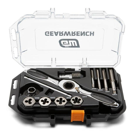 GearWrench 82817 Large Size SAE Tap and Die Set (13 Piece)