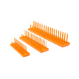 GearWrench 83119 3-Piece 1/4", 3/8" & 1/2" Drive Orange Metric Socket Storage Tray Set