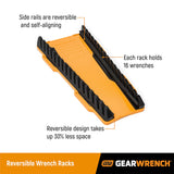 GearWrench 83121 2-Piece 16 Slot Reversible Wrench Rack - 2