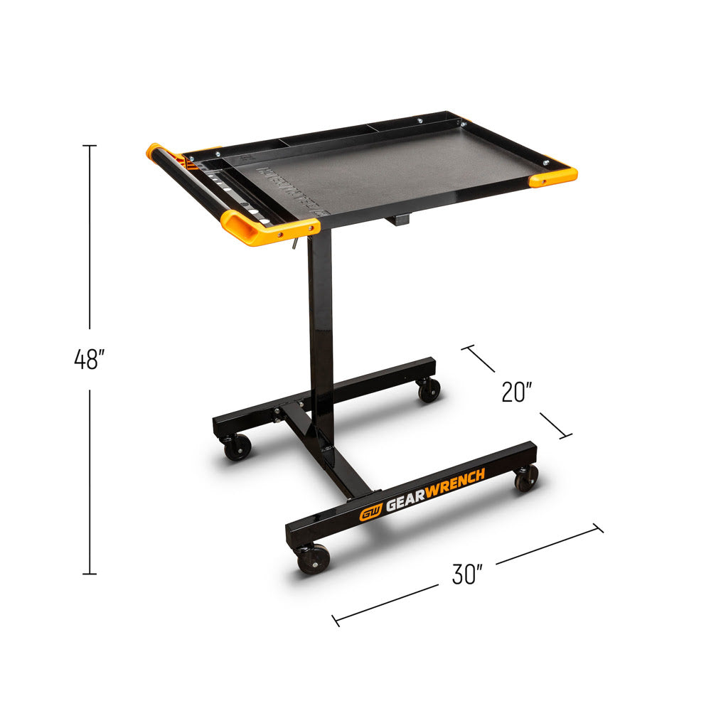 GearWrench 83166 Adjustable Height Mobile Work Table 35" to 48" - 4