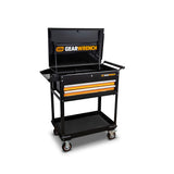 GearWrench 83167 32" 2 Drawer Black & Orange Utility Cart - 2