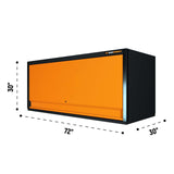 GearWrench 83238HTC 72 in x 30 in Top Mount Hutch with LED Light and Power Strips for Professional Mobile Workbench System - 4