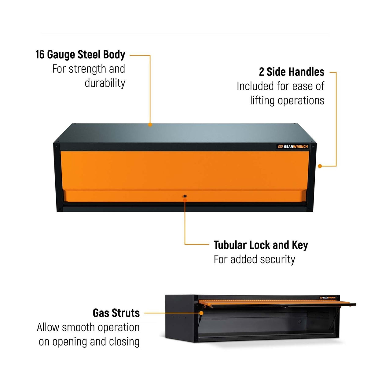 GearWrench 83238LTL 72 in. x 30 in. Large Top Locker for Professional Mobile Workbench System - 2