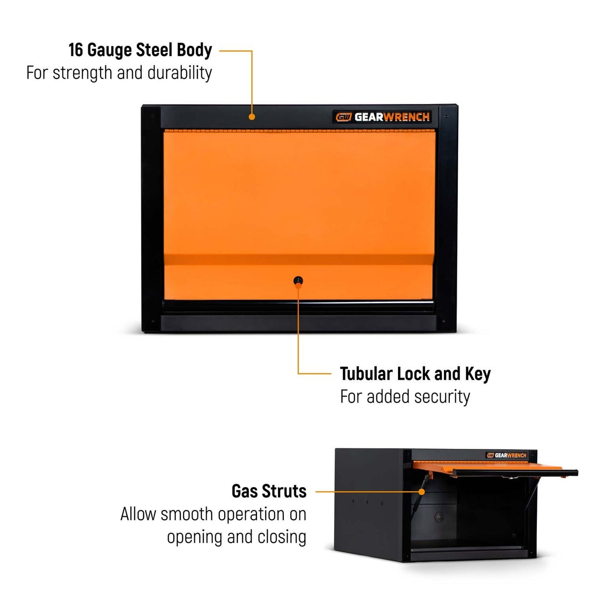 GearWrench 83238STL 27.5 in. W x 30 in. D Small Top Locker for 72 in. Professional Mobile Workbench System - 2