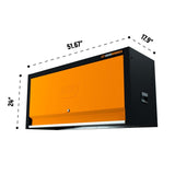 GearWrench 83247HTC 52 Inch Top Mount Hutch for Rolling Tool Cabinet with Stainless Steel Pegboard 51.67 in W x 17.9 in D x 24 in H - 4