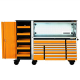 GearWrench 83249SL 28 in x 24 in Steel Side Locker with Power Strips for 72 in Rolling Tool Cabinet System - 6