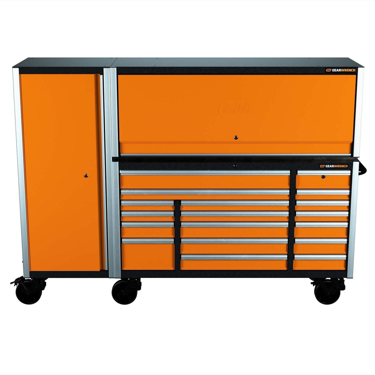 GearWrench 83249SL 28 in x 24 in Steel Side Locker with Power Strips for 72 in Rolling Tool Cabinet System - 7