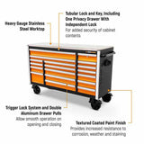 GearWrench 83249 72" 18 Drawer Rolling Tool Cabinet with Stainless Steel Worktop - 2