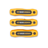 GearWrench 83512 25 Piece SAE/Metric/Torx Folding Hex Key Set - Fold Up Hex Key Set with Dual Material Handle and Alloy Steel Keys - 5