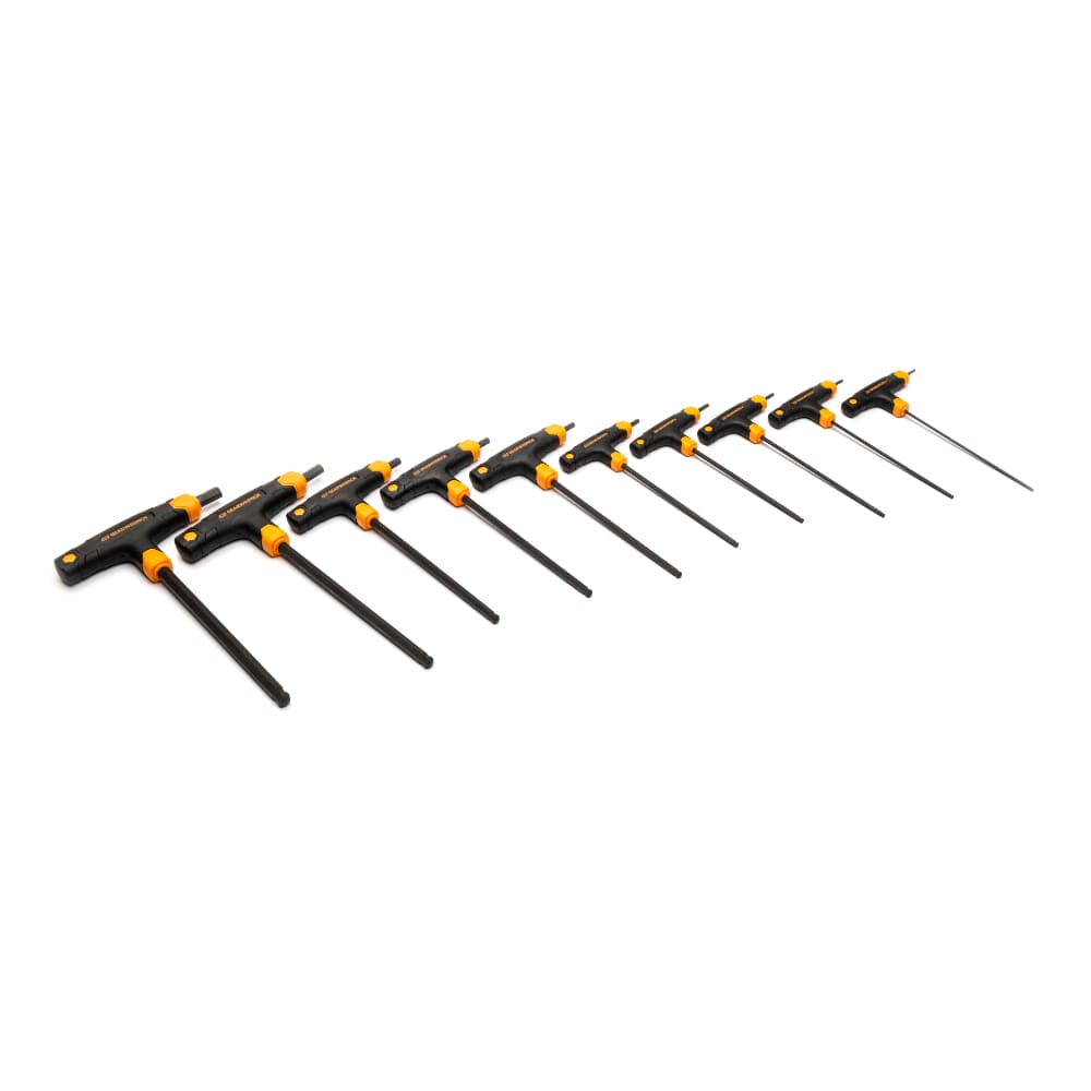 GearWrench 83523 10 Piece SAE Ball End T-Handle Hex Key Set - 2