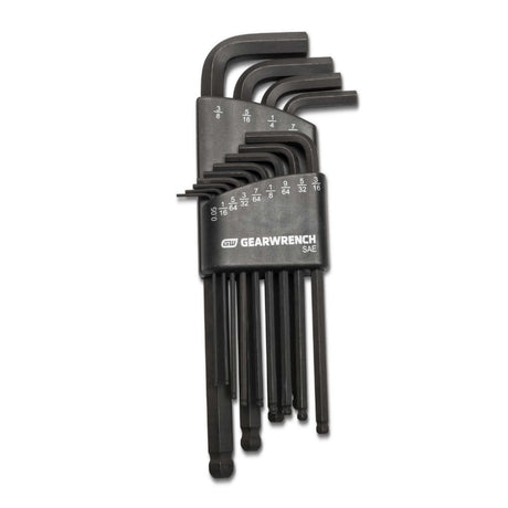 GearWrench 83524 13 Piece Long Ball End SAE Hex Key Set