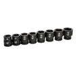 GearWrench 84030 8 Piece 3/4" Drive 6 Point Metric Impact Socket Set