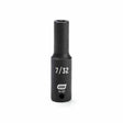 GearWrench 84127 1/4" Drive 6 Point Deep Impact SAE Socket 7/32"