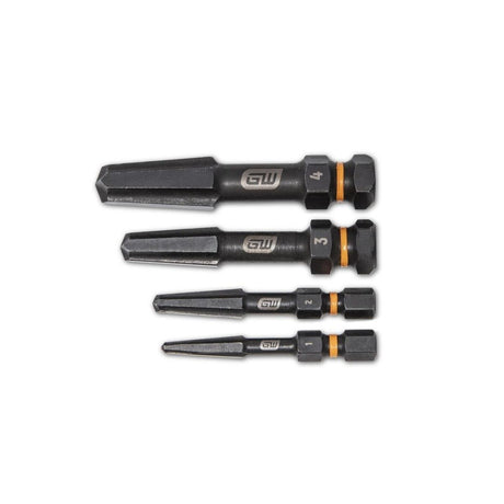 GearWrench 84787 Bolt Biter Screw Extractor Set with Storage Case (4 Piece)