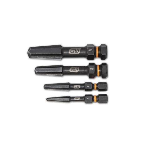 GearWrench 84787 Bolt Biter Screw Extractor Set with Storage Case (4 Piece)