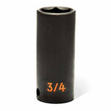 GearWrench 84919H 25 Piece 3/8" Drive 6 Point SAE Hi-Viz Standard & Deep Impact Socket Set - 6