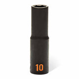 GearWrench 84925H 29 Piece 3/8" Drive 6 Point Metric Hi-Viz Standard & Deep Impact Socket Set - 6