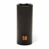 GearWrench 84925H 29 Piece 3/8" Drive 6 Point Metric Hi-Viz Standard & Deep Impact Socket Set - 7