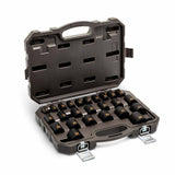 GearWrench 84933H 25 Piece 1/2" Drive 6 Point Metric Hi-Viz Impact Socket Set - 3