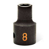 GearWrench 84933H 25 Piece 1/2" Drive 6 Point Metric Hi-Viz Impact Socket Set - 5