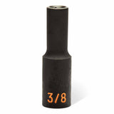 GearWrench 84934H 19 Piece 1/2" Drive 6 Point SAE Hi-Viz Deep Impact Socket Set - 6