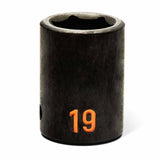 GearWrench 84948H 39 Piece 1/2" Drive 6 Point Metric Hi-Viz Standard & Deep Impact Socket Set - 5