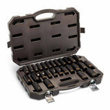 GearWrench 84949H 27 Piece 1/2" Drive 6 Point SAE Hi-Viz/Metric Hi-Viz Deep Impact Socket Set - 3