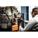 GearWrench 84955H 14 Piece 1/2" Drive 6 Point Metric Hi-Viz Deep Impact Socket Set - 8