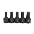 GearWrench 84968-06 5 Piece 3/4" Drive Impact Metric Hex Bit Socket  Set - 14mm, 17mm, 19mm, 22mm, 24mm
