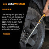 GearWrench 85077 1/2" Drive Electronic Torque Wrench 30-340 Nm - 6