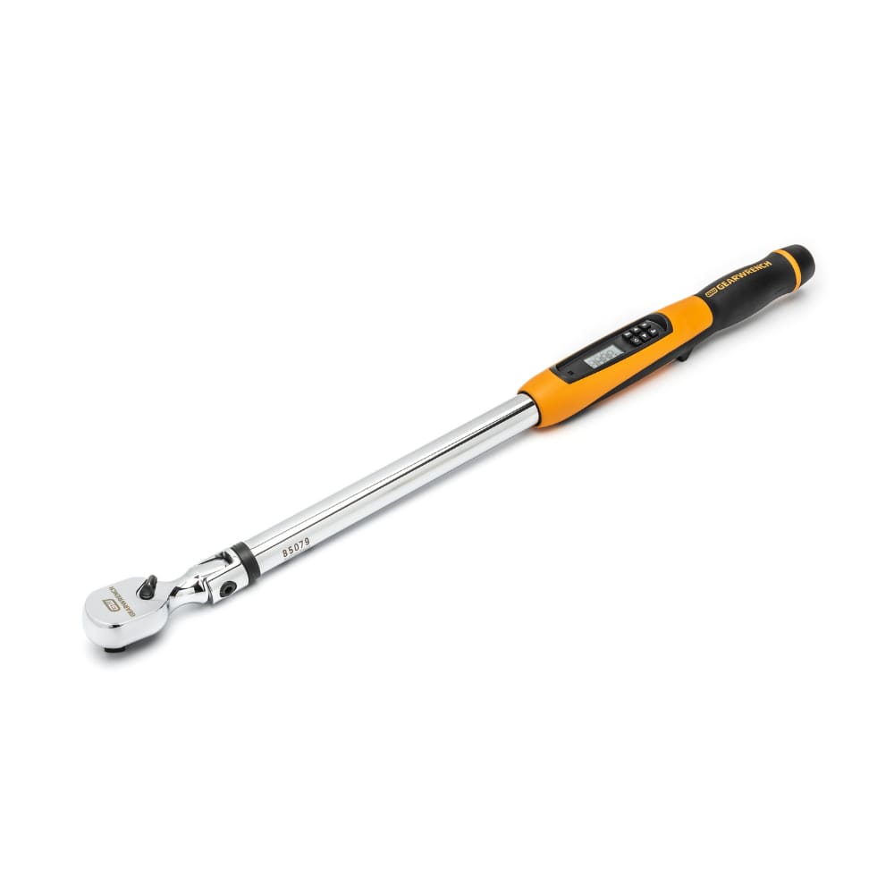 GearWrench 85079 1/2" Flex Head Electronic Torque Wrench with Angle 25-250 ft/lbs. - 6