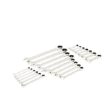 GearWrench 86526 21 Pc. 72-Tooth 12 Point SAE Standard & Stubby Combination Ratcheting Wrench Set with EVA Foam Tray - 4