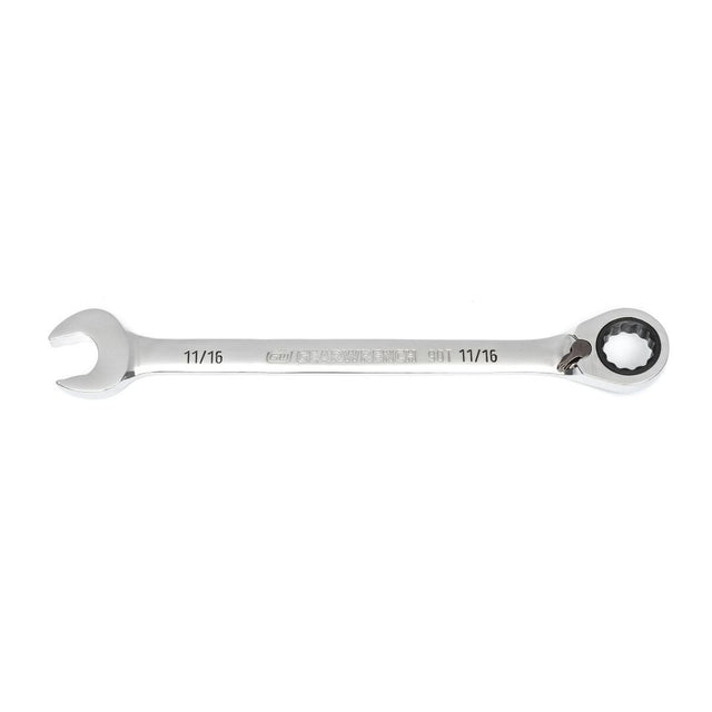 GearWrench 86648 11/16" Reversible 90-Tooth 12-Point Ratcheting Combination Wrench