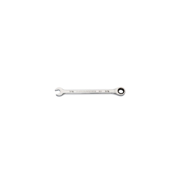 GearWrench 86944 7/16" 90-Tooth 12 Point Ratcheting Combination Wrench