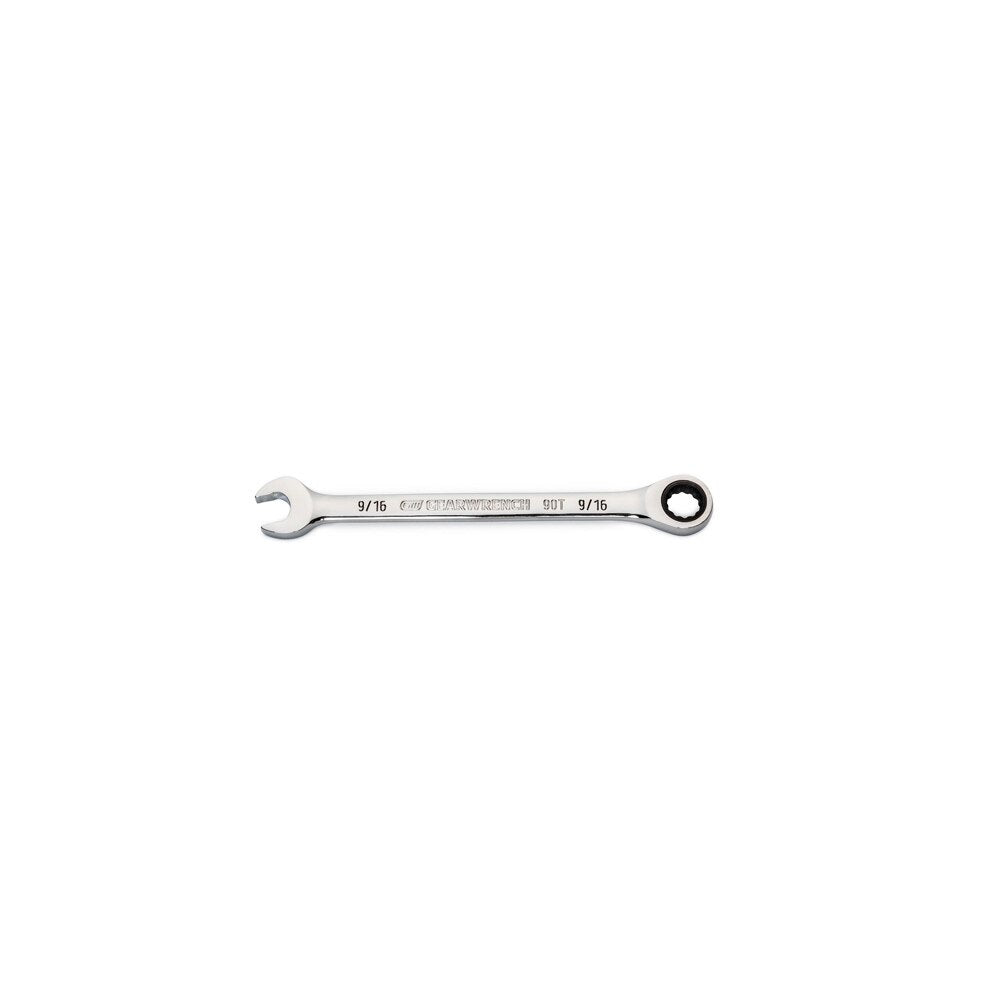 GEARWRENCH 86946 9/16 Inch 90-Tooth 12 Point Ratcheting Combination Wrench (Single)
