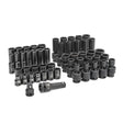 GearWrench 89092 3/8" Drive 6-Point Metric Standard and Deep Impact Socket Set (51 Piece)