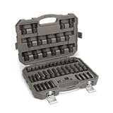 GearWrench 89092 3/8" Drive 6-Point Metric Standard and Deep Impact Socket Set (51 Piece) - 2