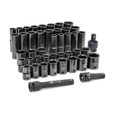 GearWrench 89094 44 Piece 1/2" Drive 6 Point Standard/Deep SAE/Metric Impact Socket Set