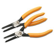 GearWrench 89700 7" Fixed Tip Internal and External Snap Ring Plier Set with Pouch (2 Piece Set)