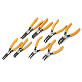 GearWrench 89702 7" and 9" Fixed Tip Internal External Snap Ring Pliers Set with Pouch (8 Piece)