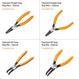 GearWrench 89702 7" and 9" Fixed Tip Internal External Snap Ring Pliers Set with Pouch (8 Piece) - 2