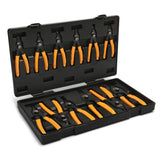 GearWrench 89710 Convertible Push Button Snap Ring Pliers Set with Case (12 Piece)