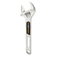 GearWrench 89753 10" Chrome Adjustable Wrench with 37mm Jaw Capacity