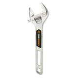 GearWrench 89753 10" Chrome Adjustable Wrench with 37mm Jaw Capacity