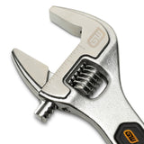 GearWrench 89753 10" Chrome Adjustable Wrench with 37mm Jaw Capacity - 2
