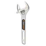 GearWrench 89754 12" Chrome Adjustable Wrench 43mm Jaw Capacity