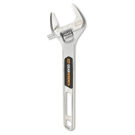 GearWrench 89754 12" Chrome Adjustable Wrench 43mm Jaw Capacity