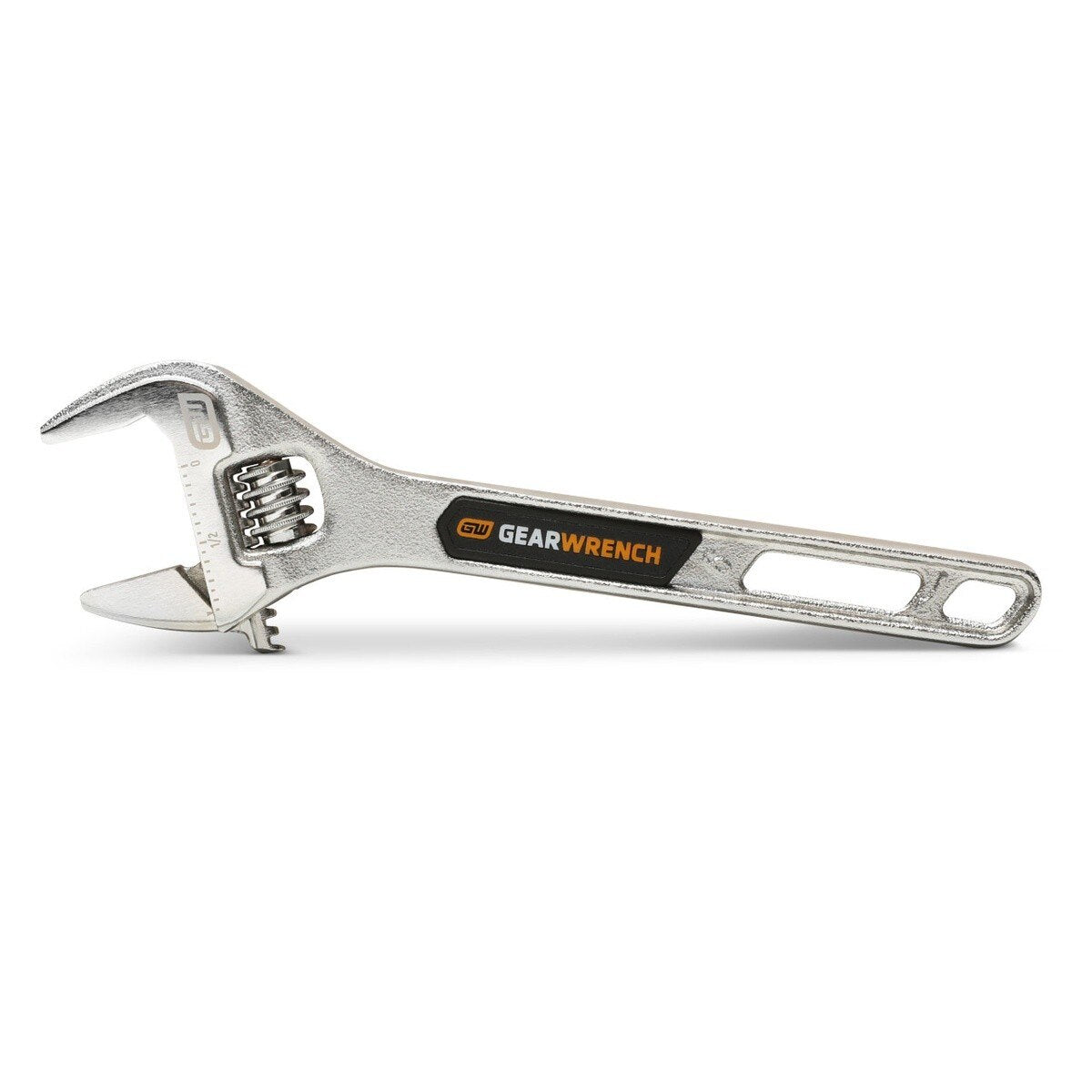 GearWrench 89755 Chrome Adjustable Wrench Set with 6" 8" 10" 12" Wrenches (4 Piece Set) - 4